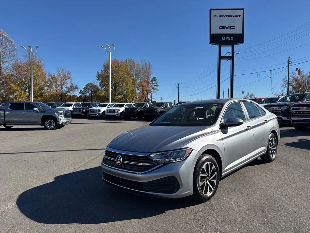 Silver 2024 Volkswagen Jetta S FWD Sedan Front-Wheel Drive