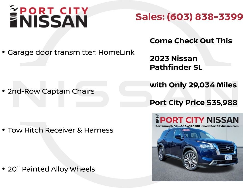 Used 2023 Deep Ocean Blue Nissan SL v6 premium image 27