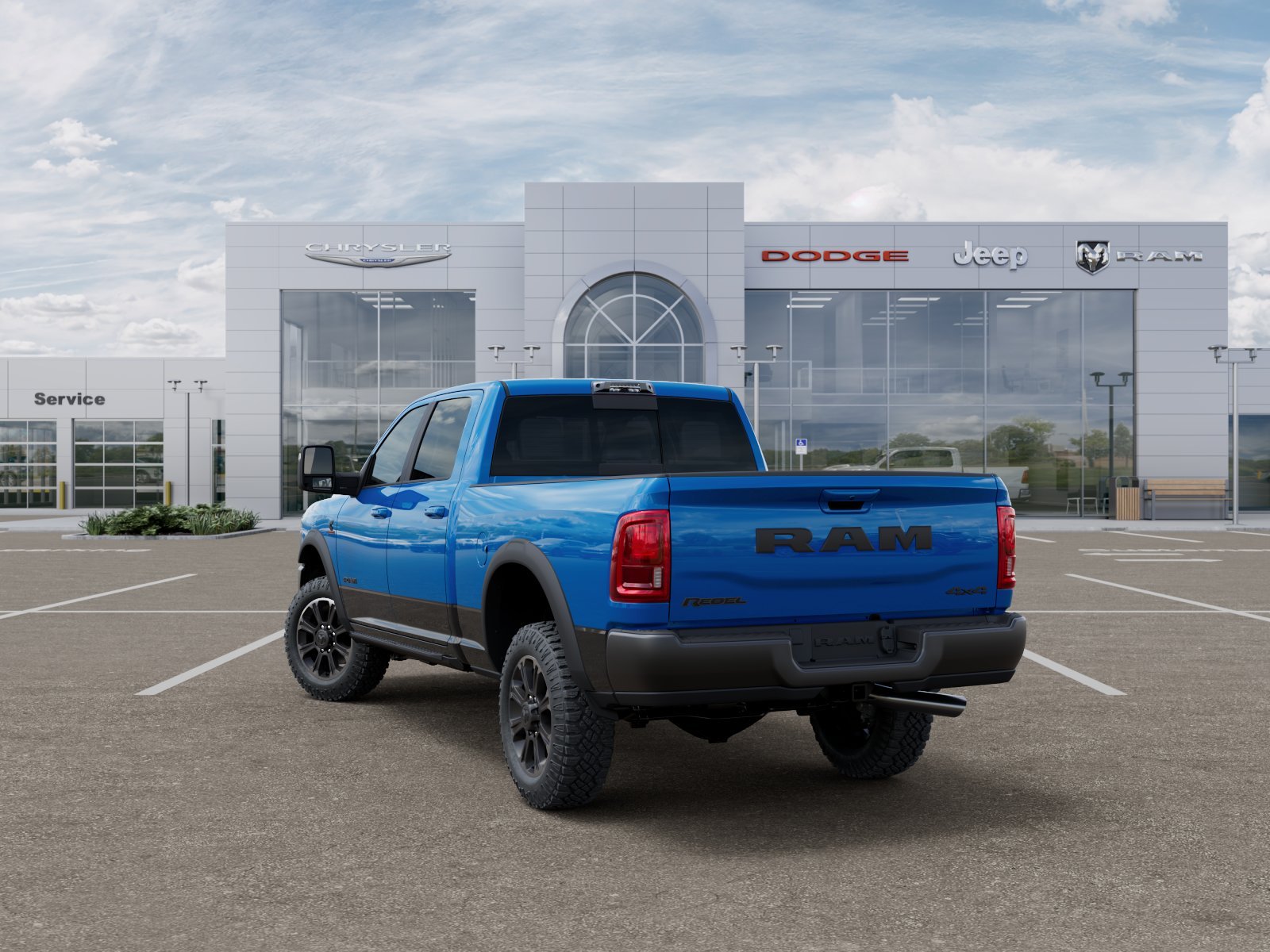 New 2026 Hydro Blue Pearl-Coat Exterior Paint RAM Rebel image 29
