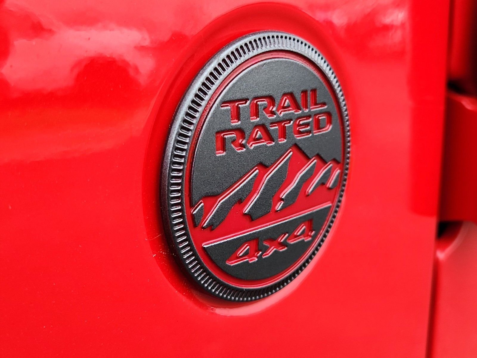 New 2026 Firecracker Red Clear-Coat Exterior Paint Jeep Rubicon X image 11