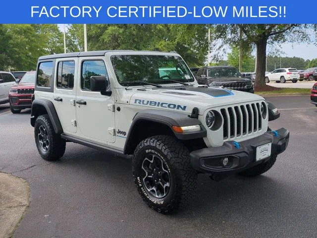 Used 2023 White Jeep Rubicon 4xe image 7