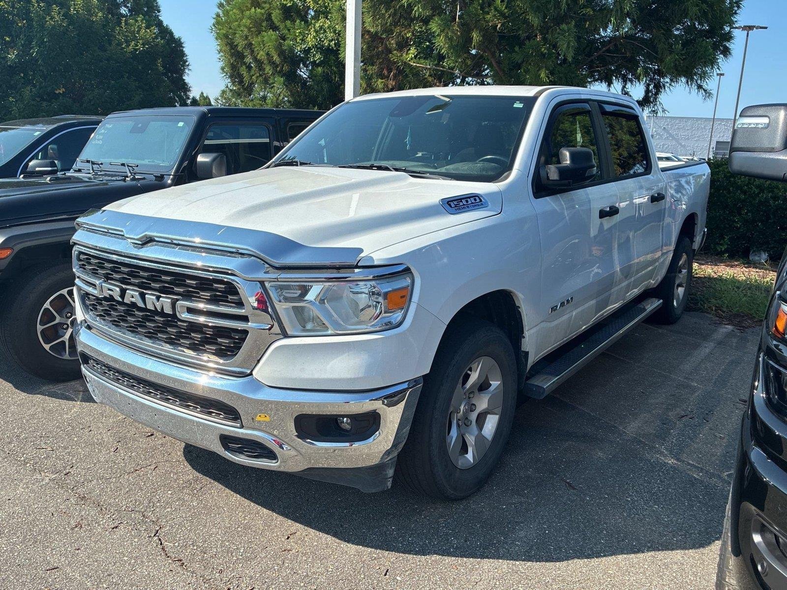 Used 2023 Bright White Clearcoat Ram Big Horn image 1