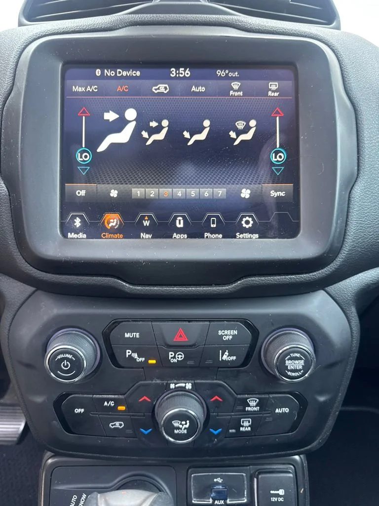 Used 2021 Orange Jeep Latitude image 6