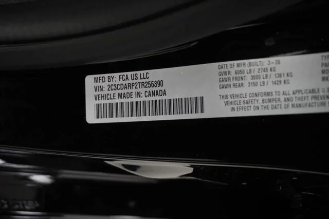 New 2026 Diamond Black Crystal Pearlcoat Dodge Scat Pack image 37