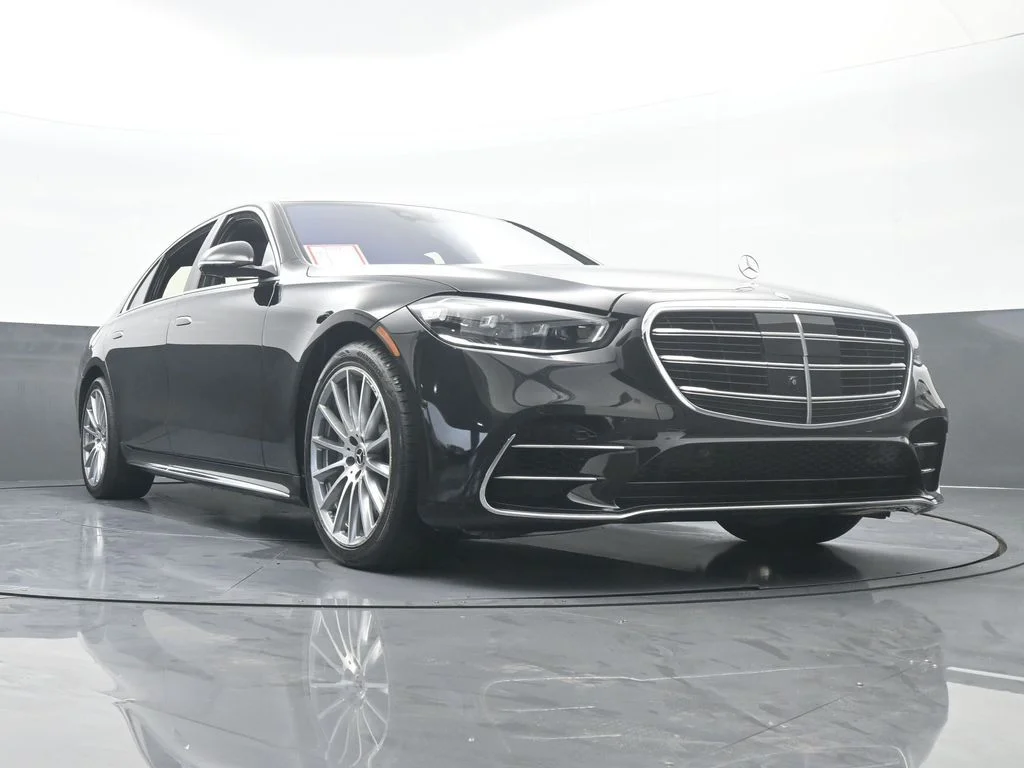 Used 2021 Obsidian Black/designo Diamon White Mercedes-Benz S 580 image 73