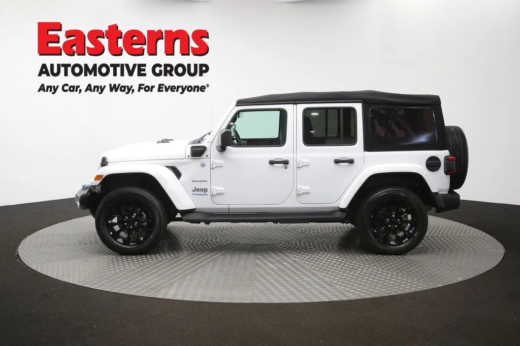 Used 2022 White Jeep Unlimited Sahara 4xe image 61