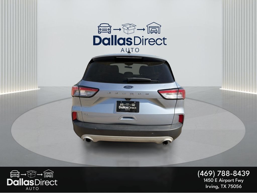 Used 2022 Iced Blue Silver Metallic Ford SE image 7
