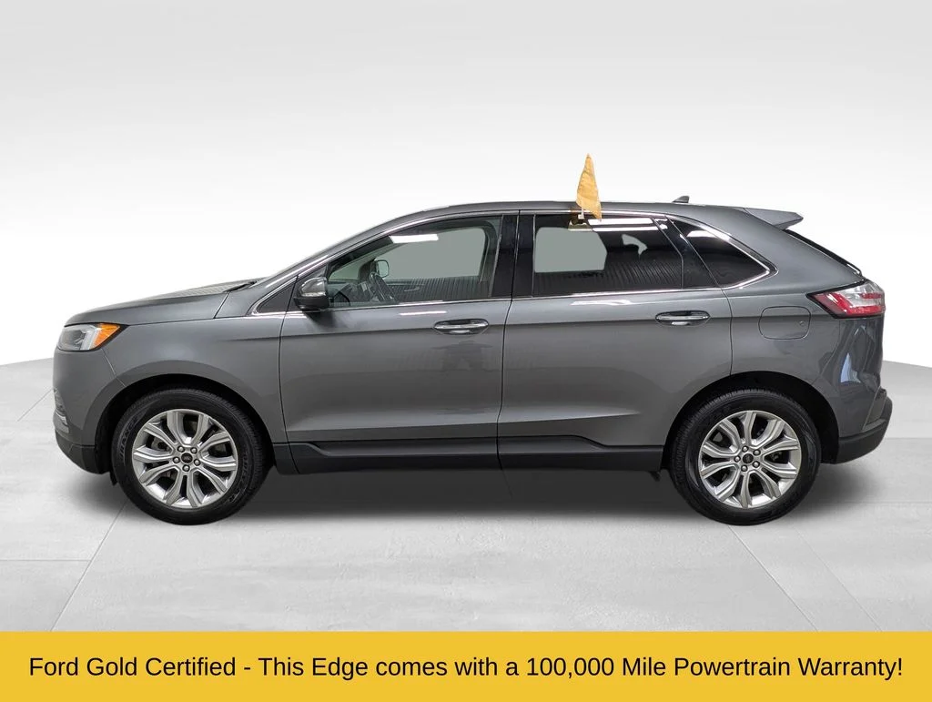 Certified Used 2023 Carbonized Gray Metallic Ford Titanium image 1
