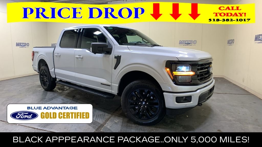 Certified Used 2025 White Metallic Ford XLT image 1