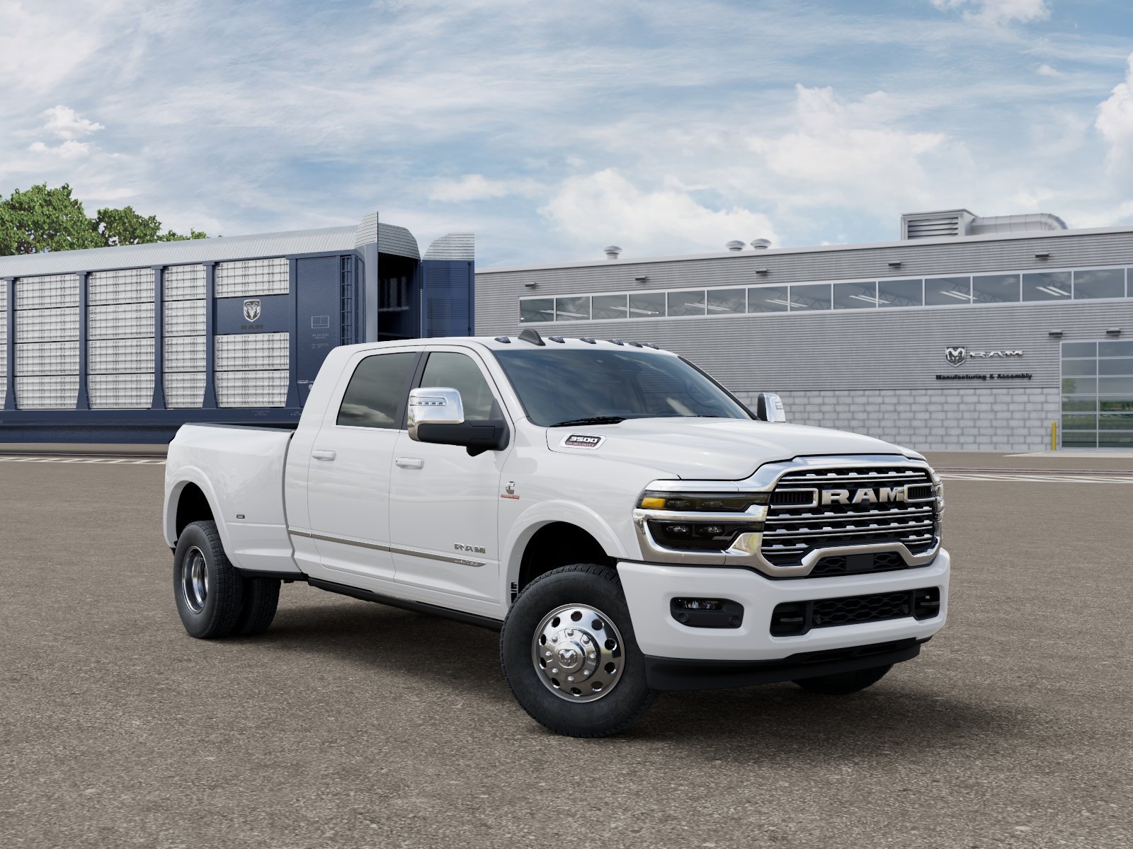New 2026 Bright White Clearcoat RAM Limited image 3