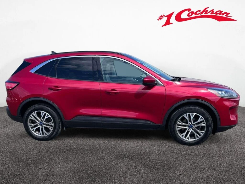 Used 2022 Rapid Red Metallic Tinted Clearcoat Ford SEL image 7