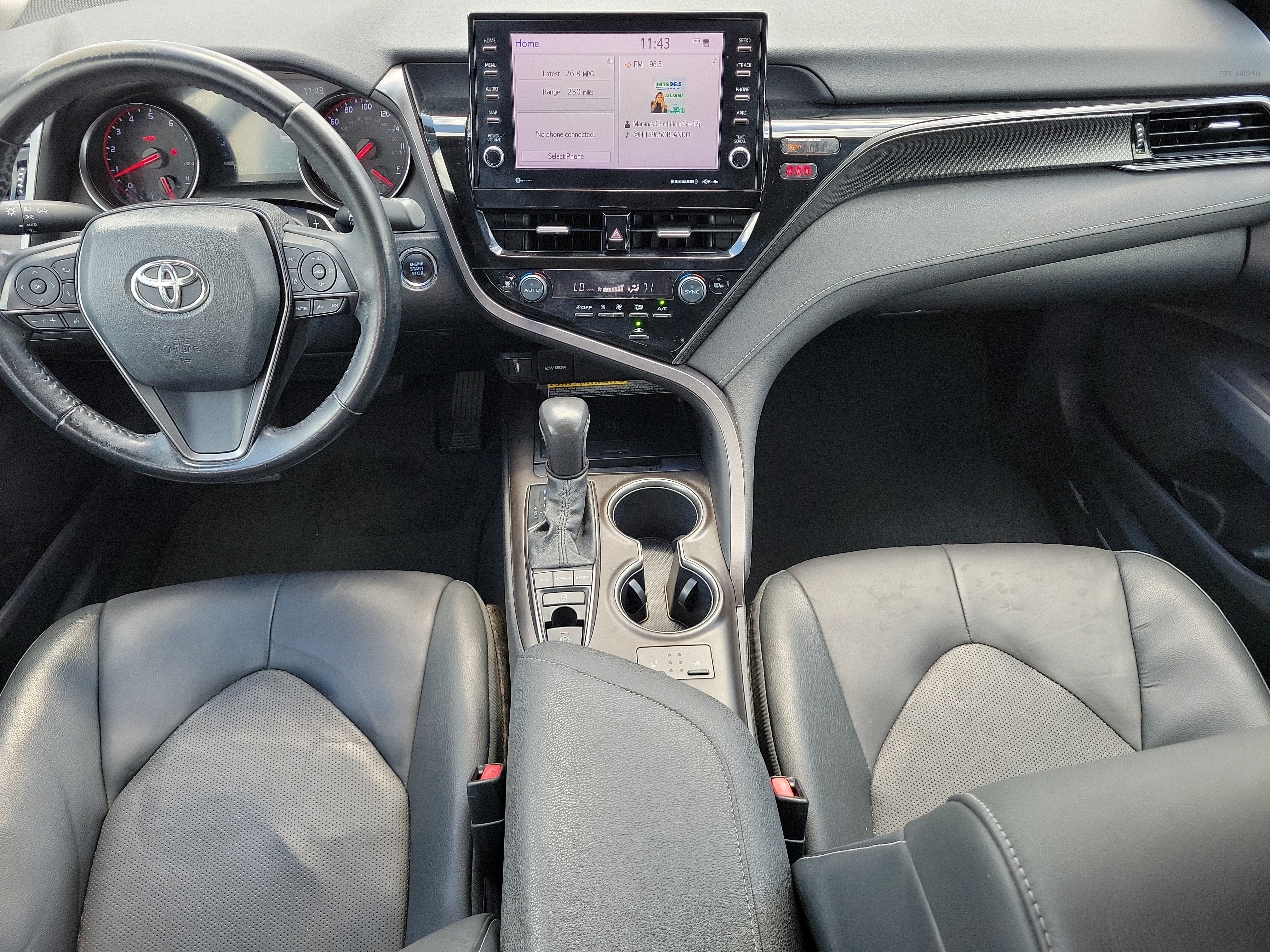 Used 2021 Midnight Black Metallic Toyota XSE image 17
