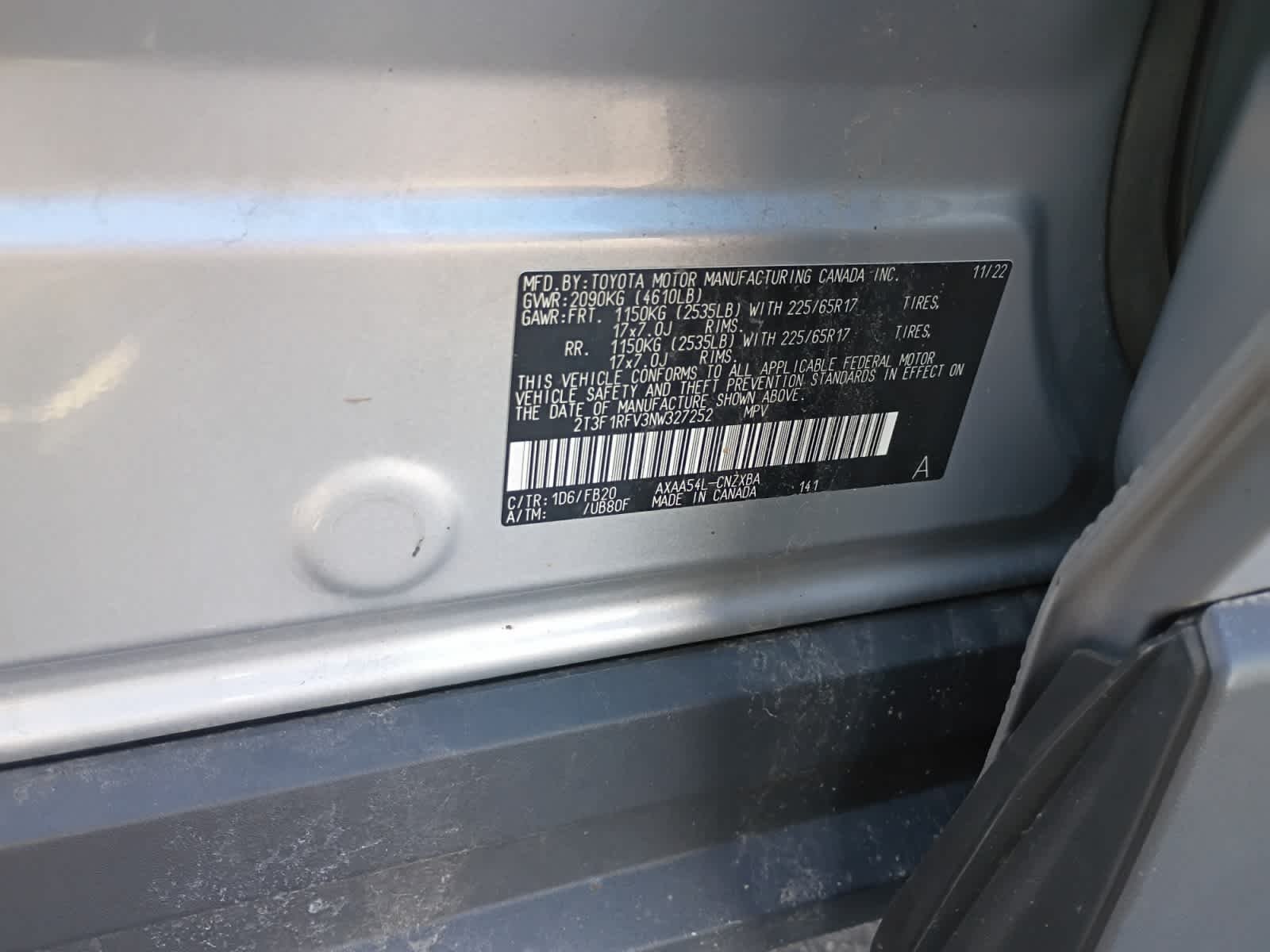 Used 2022 Silver Sky Metallic Toyota LE image 22