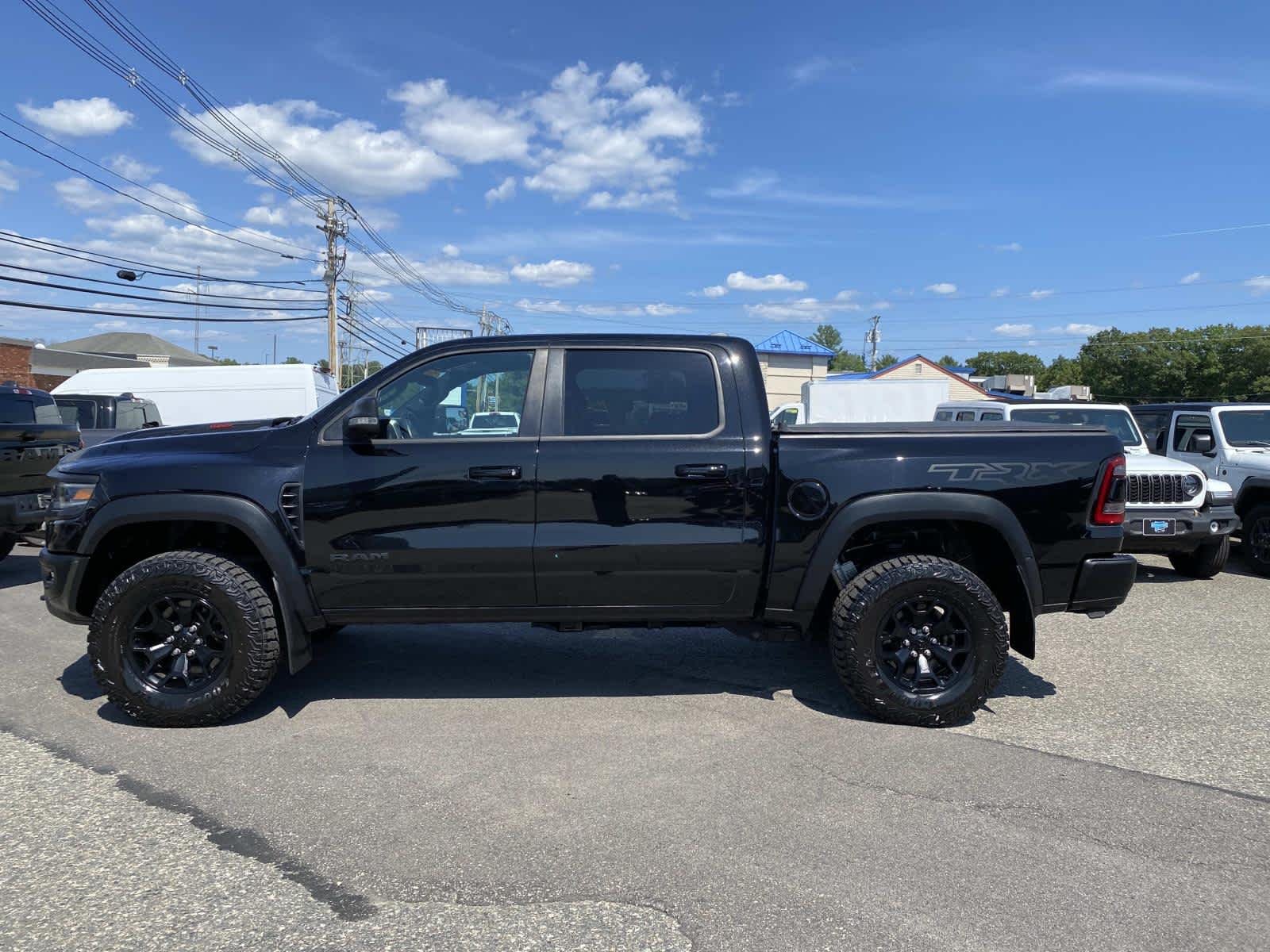 Used 2022 Diamond Black Crystal Pearlcoat Ram TRX image 9