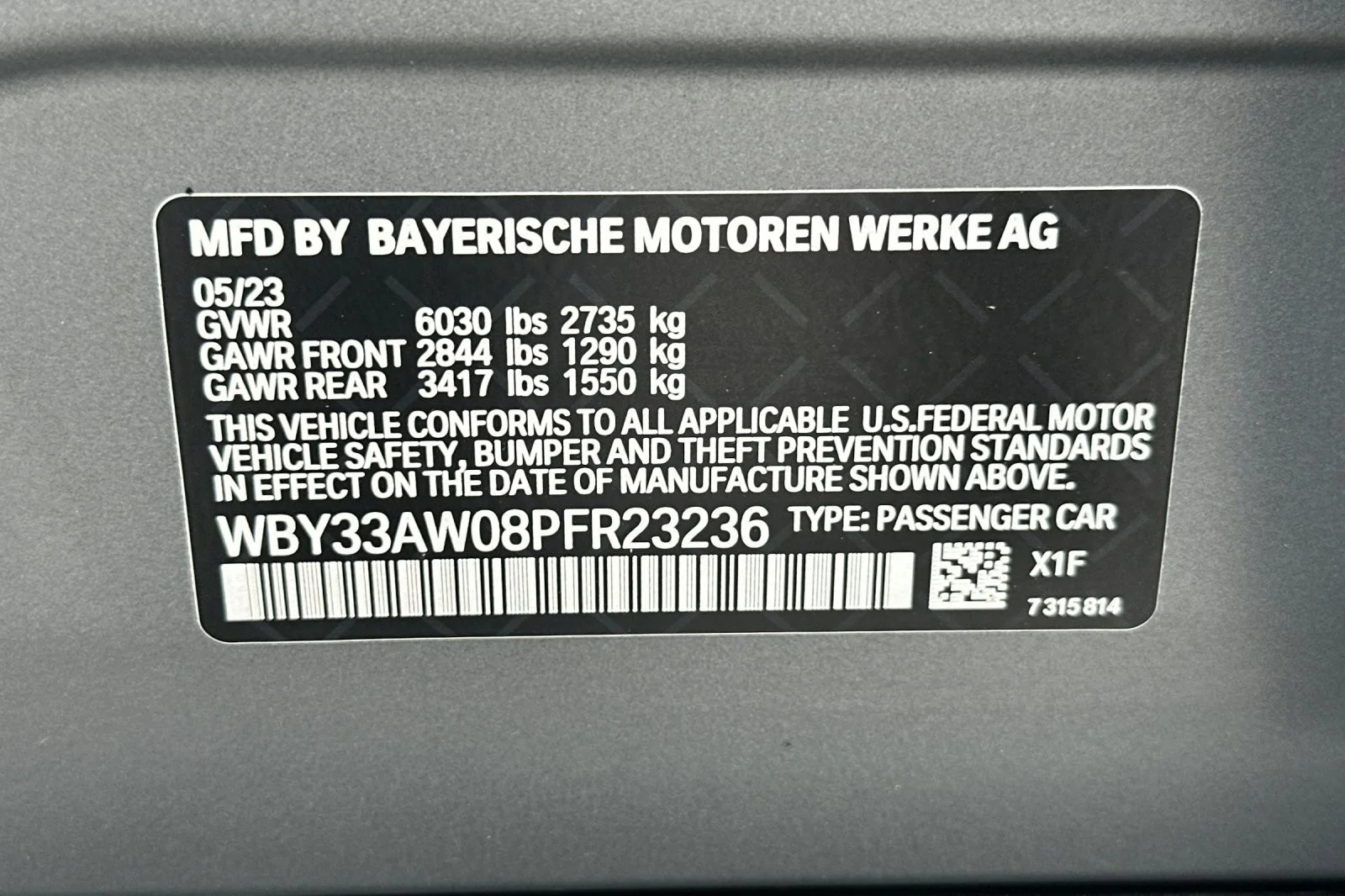 Used 2023 Frozen Pure Grey II Metallic BMW M50 image 27