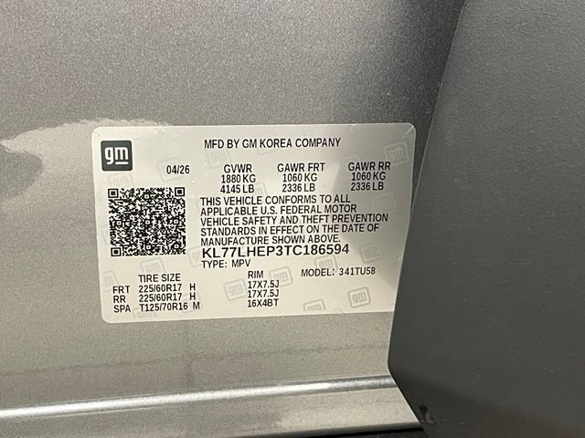 New 2026 Sterling Gray Metallic Chevrolet LT image 21