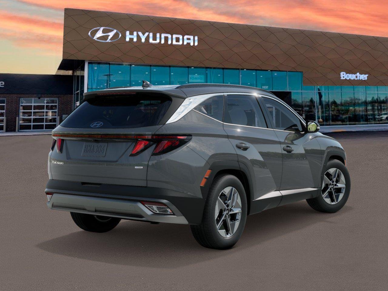 New 2026 Hampton Gray Hyundai SEL Plus AWD image 4