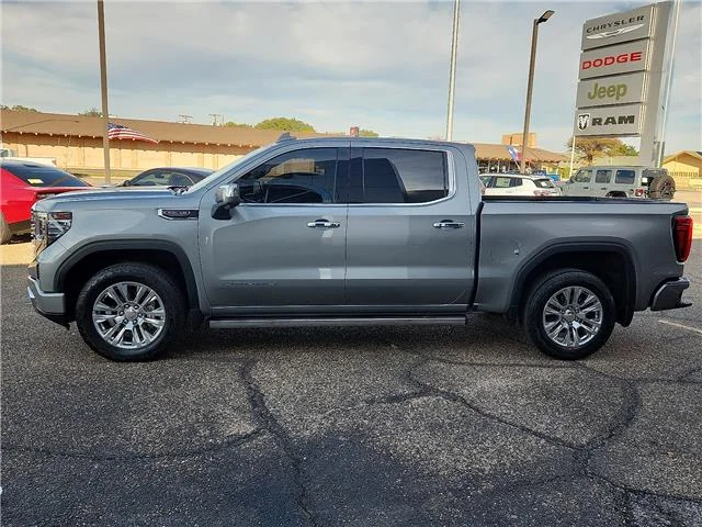 Used 2023 Silver GMC Denali 4x4 Crew Cab 5.75 ft. box 147.4 in. WB image 2