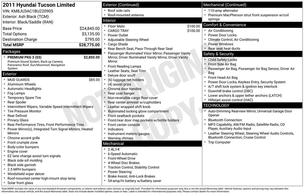 Used 2011 Gray Hyundai Limited image 2