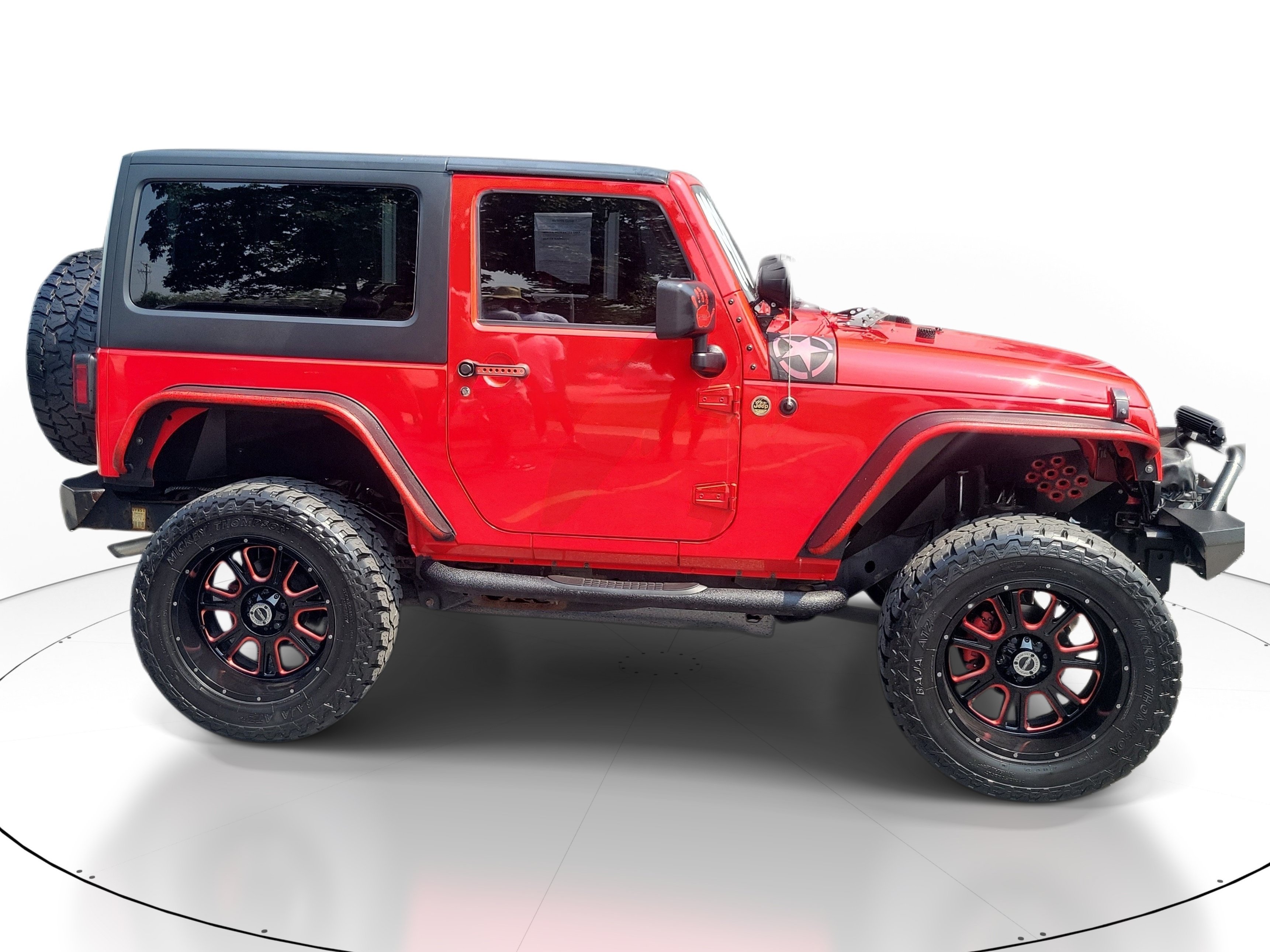 Used 2017 Firecracker Red Clearcoat Jeep Sport image 5