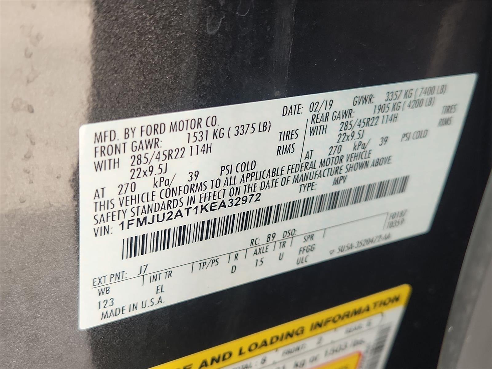 Used 2019 Gray Ford Limited image 35