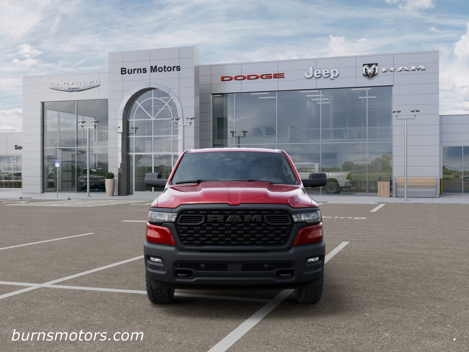 New 2026 Molten Red Pearl-Coat Exterior Paint RAM Warlock image 6