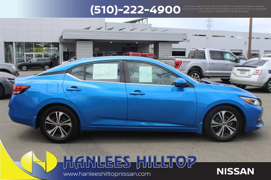 Used 2020 Blue Nissan SV image 6