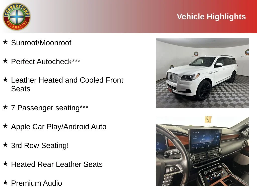 Used 2024 Lincoln Navigator Reserve with VIN 5LMJJ2LG7REL19989 for sale in Elk River, Minnesota