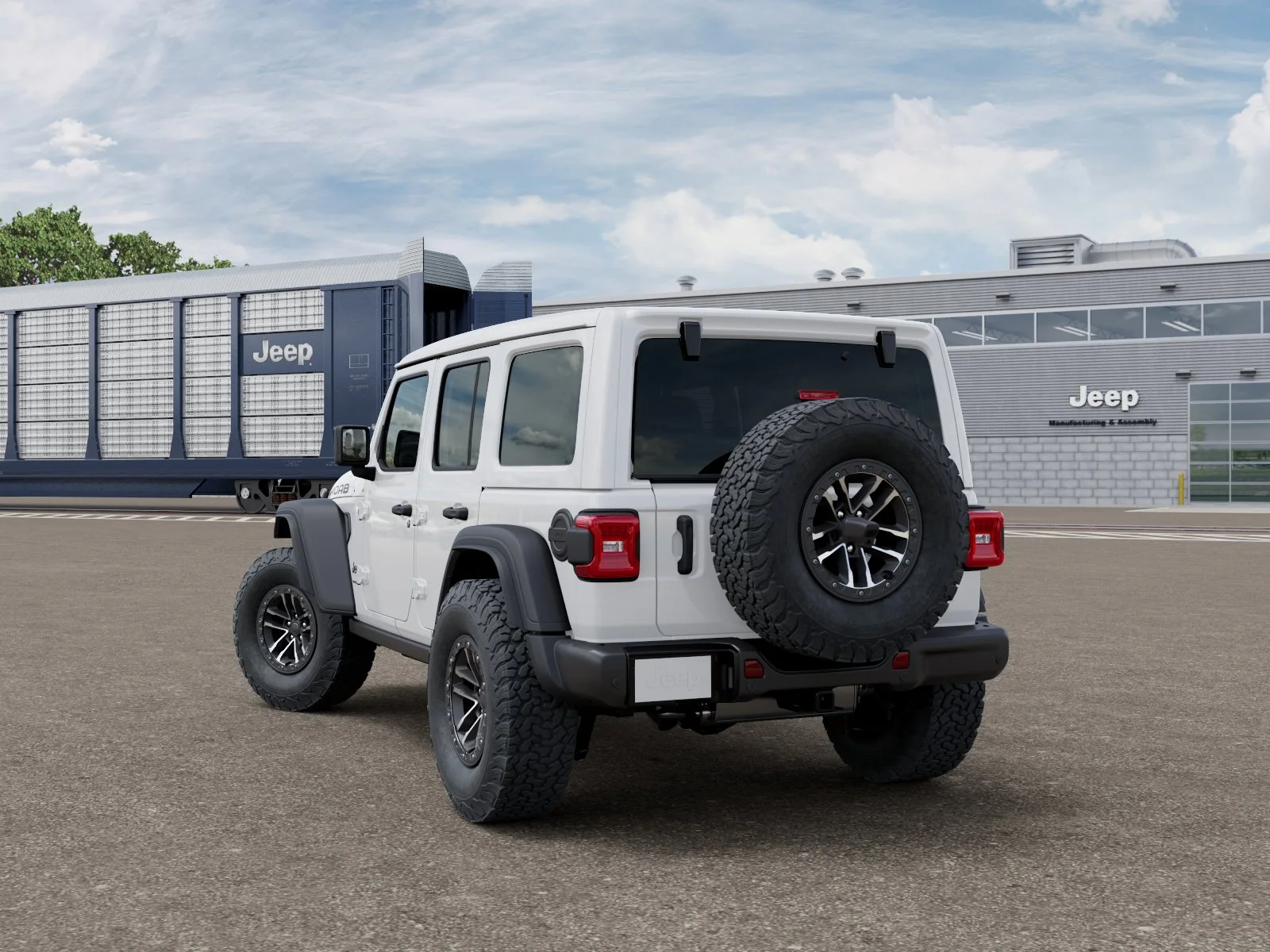 New 2026 Bright White Clear-Coat Exterior Paint Jeep Moab 392 image 31