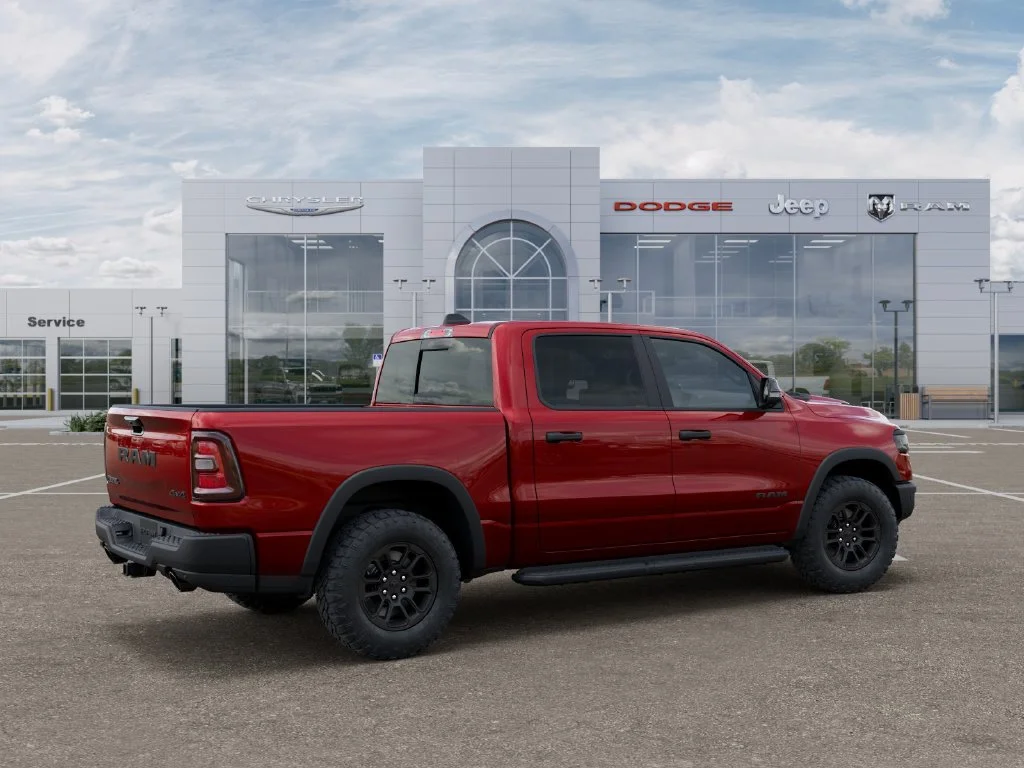 New 2026 Molten Red Pearl-Coat Exterior Paint RAM Rebel image 4