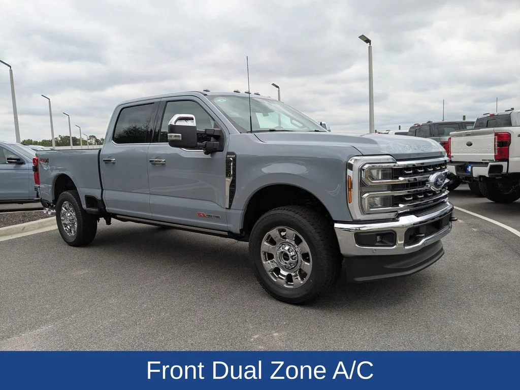 New 2026 Glacier Gray Metallic Tri-Coat Ford King Ranch image 2