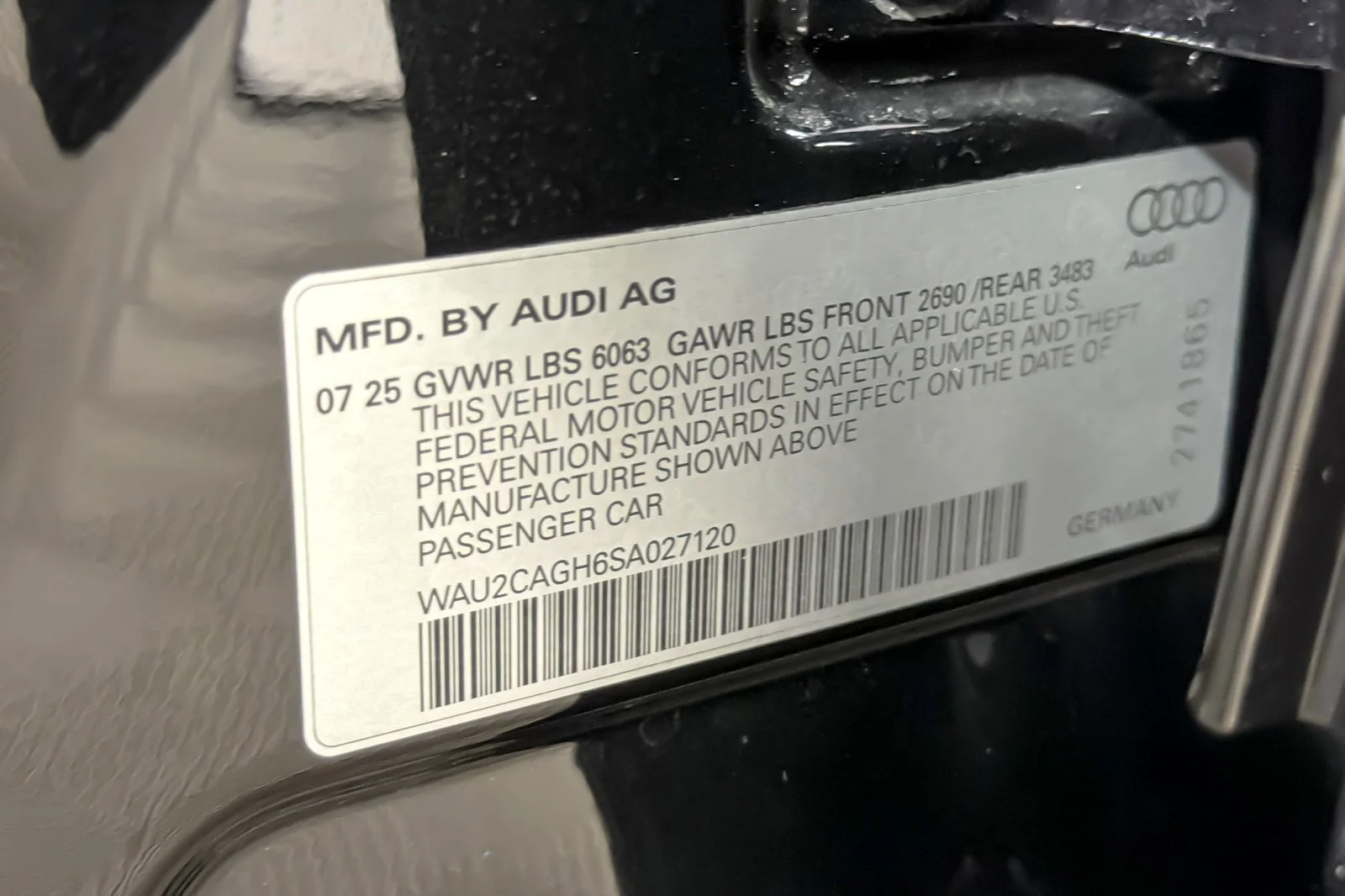 Used 2025 Mythos Black Metallic Audi Premium Plus RWD image 26