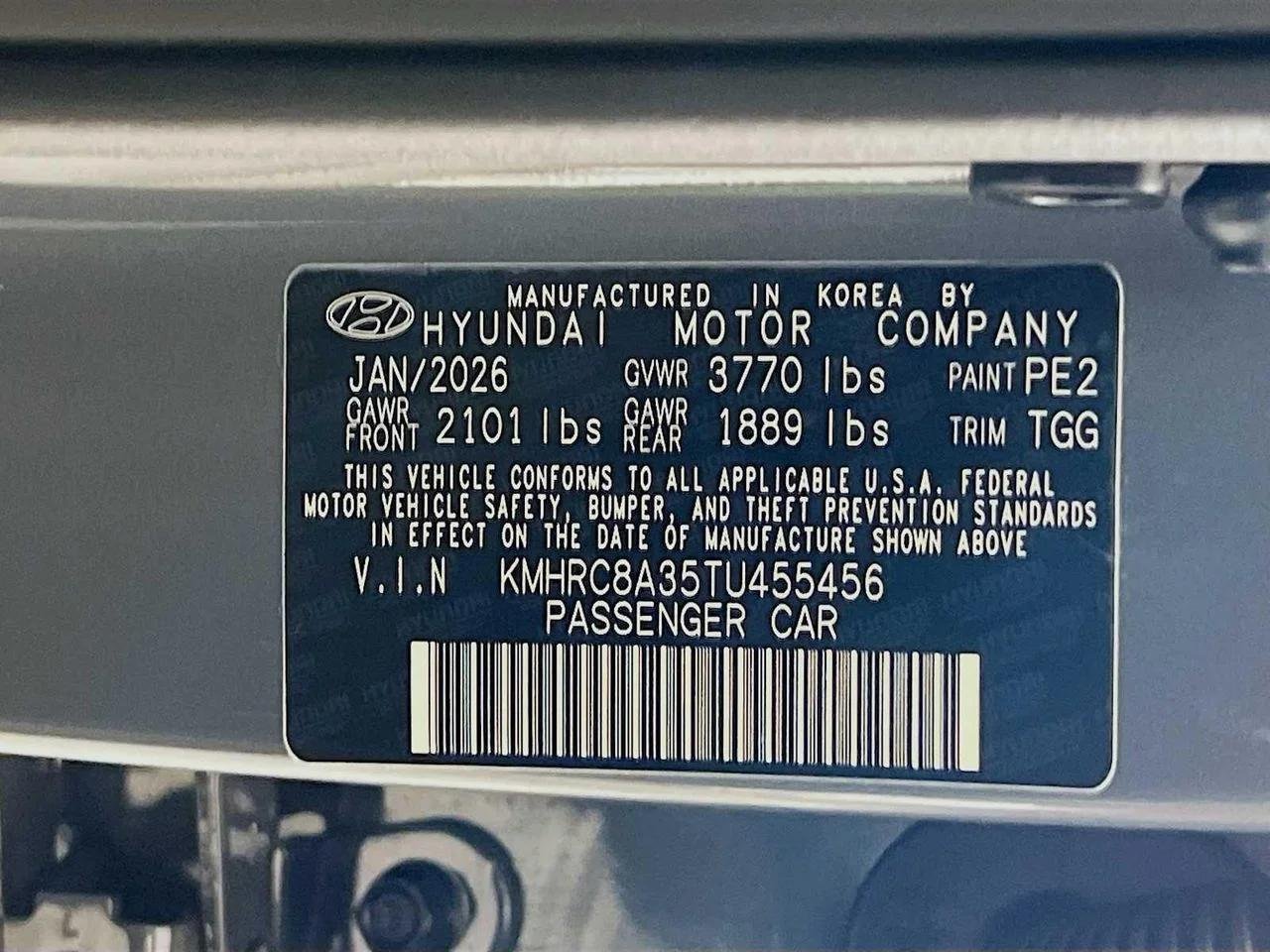 New 2026 Ecotronic Gray Hyundai SEL image 20