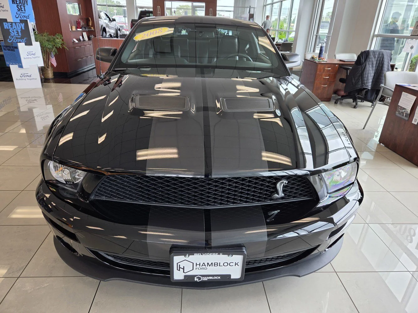 Used 2008 Black Ford Shelby GT500 image 2