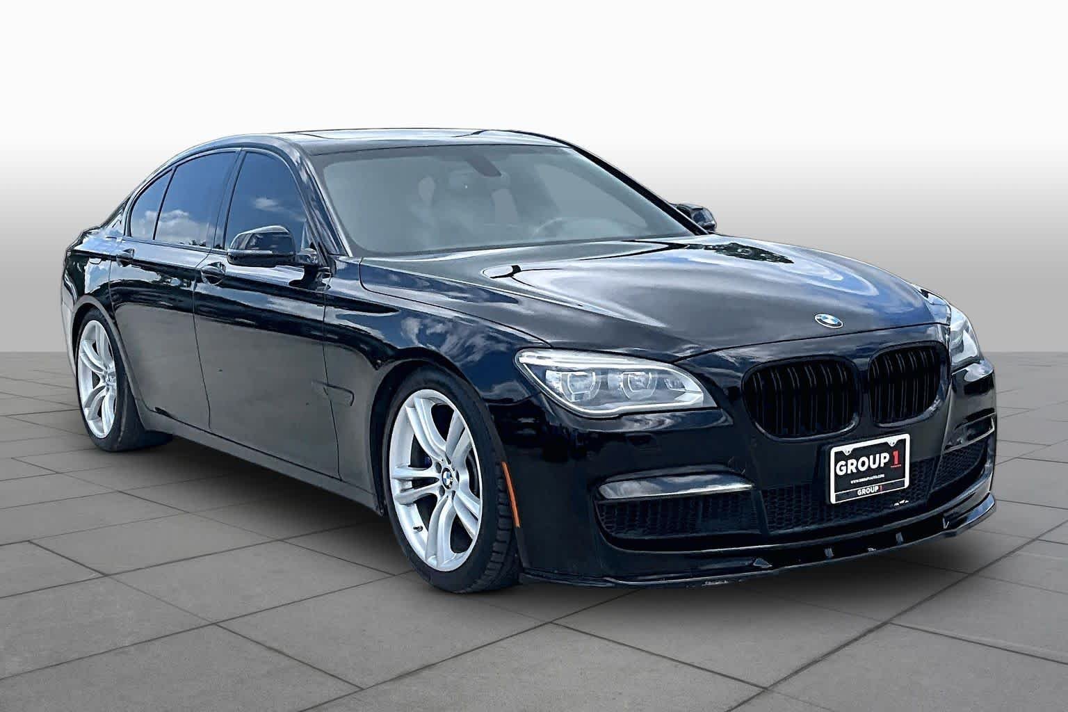 Used 2013 Black Sapphire Metallic BMW 740i image 2