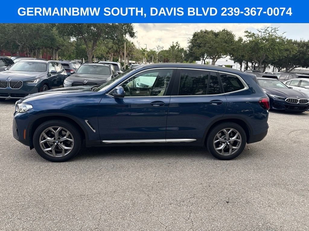 Certified Used 2023 Blue Metallic BMW xDrive30i image 2