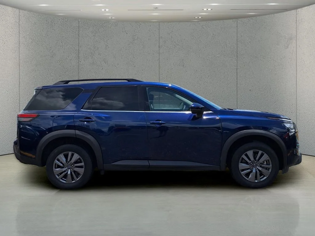 Certified Used 2025 Blue Nissan SV image 4