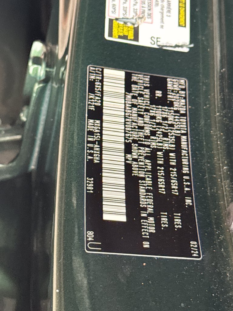 Used 2024 Green Toyota LE image 45