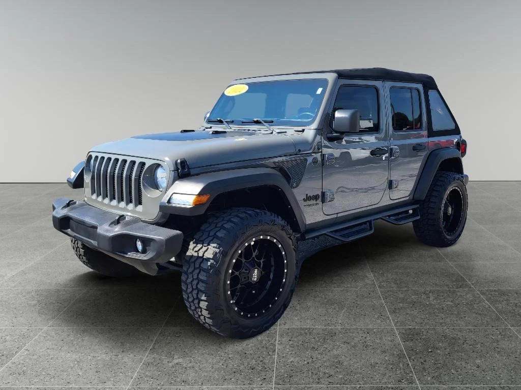Used 2022 Sting-Gray Clearcoat Jeep Unlimited Sport image 1