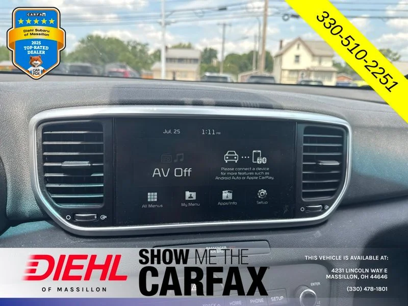 Used 2021 White Kia LX image 14