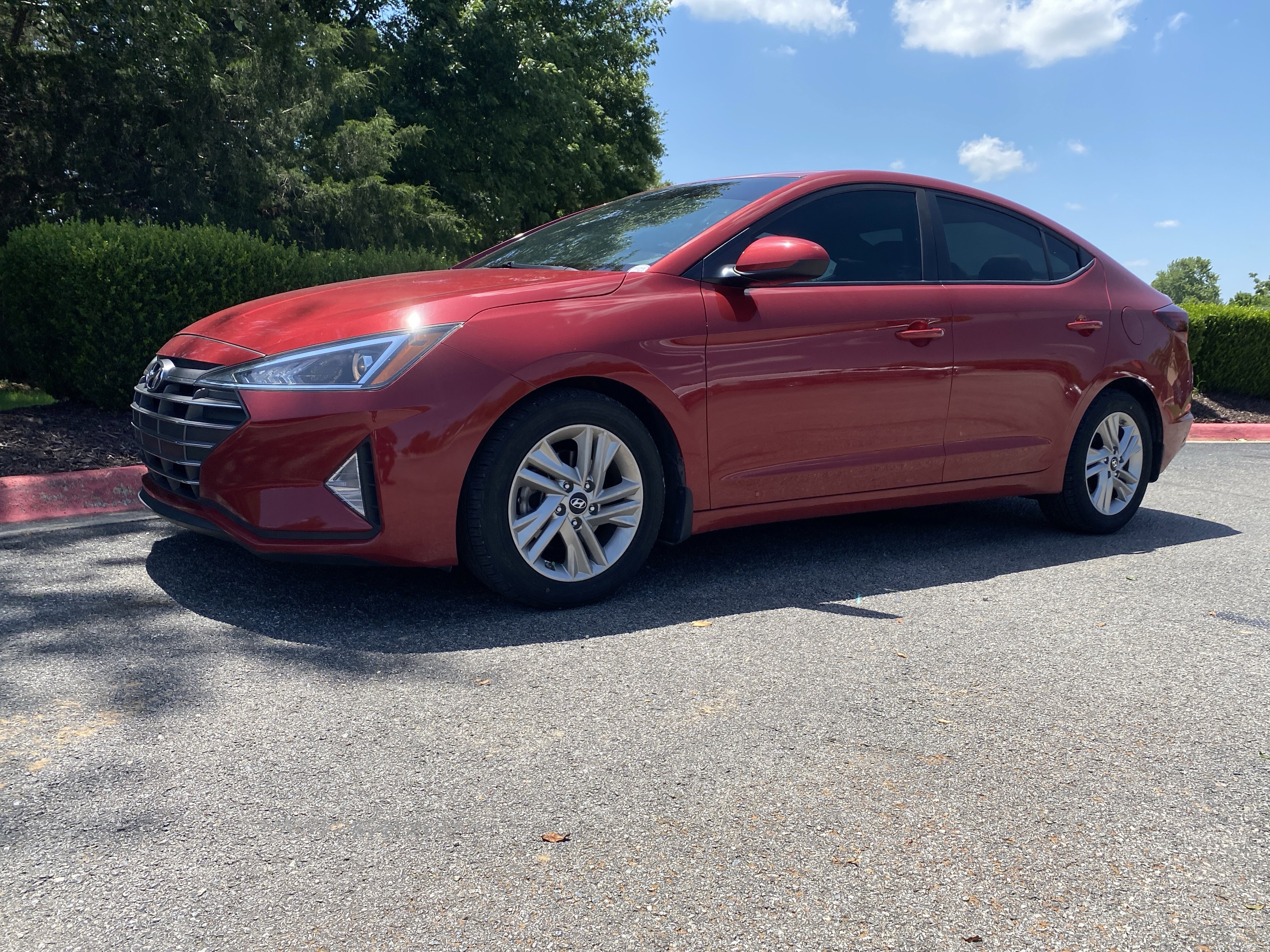 Used 2019 Scarlet Red Hyundai SEL image 8