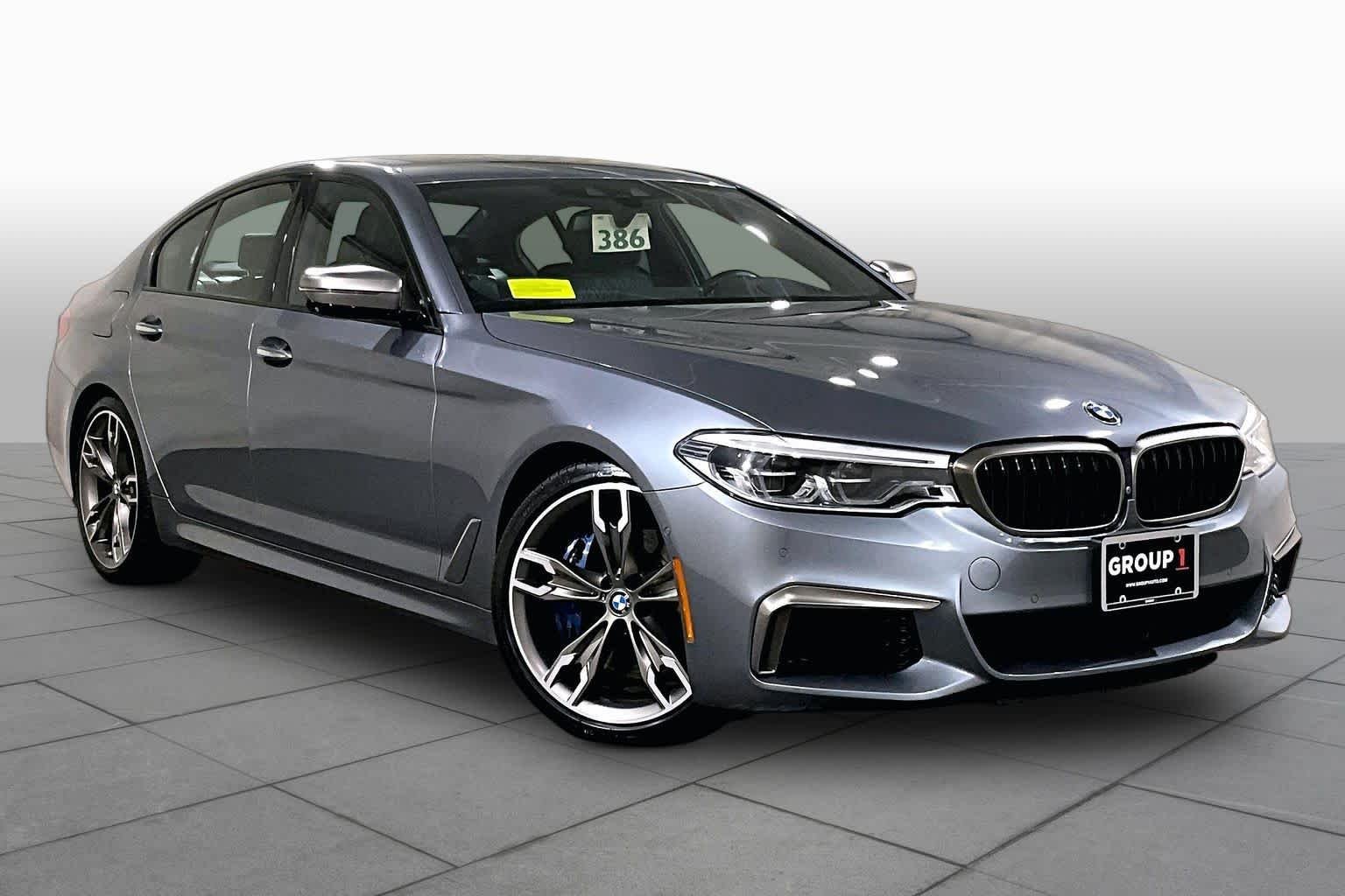 Used 2018 Bluestone Metallic BMW M550i xDrive image 2