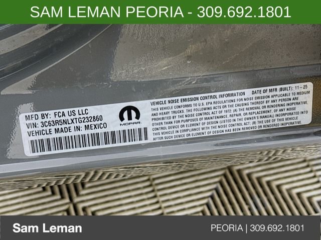 New 2026 Ceramic Gray Clear-Coat Exterior Paint RAM Laramie image 29