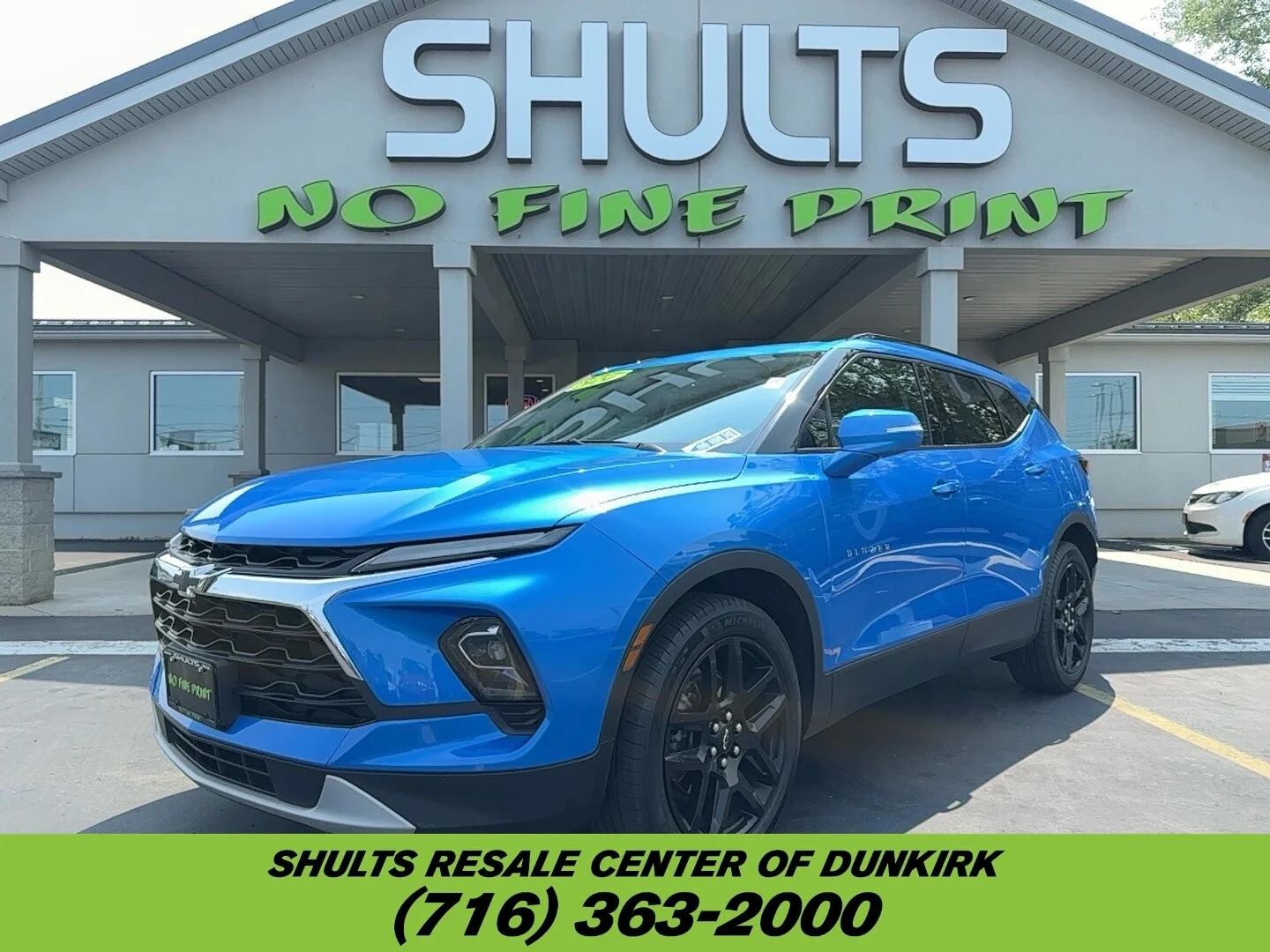 Used 2024 Riptide Blue Metallic Chevrolet LT image 1