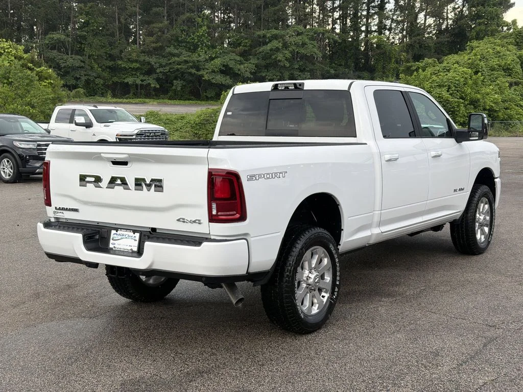 New 2026 Bright White Clear-Coat Exterior Paint RAM Laramie image 3
