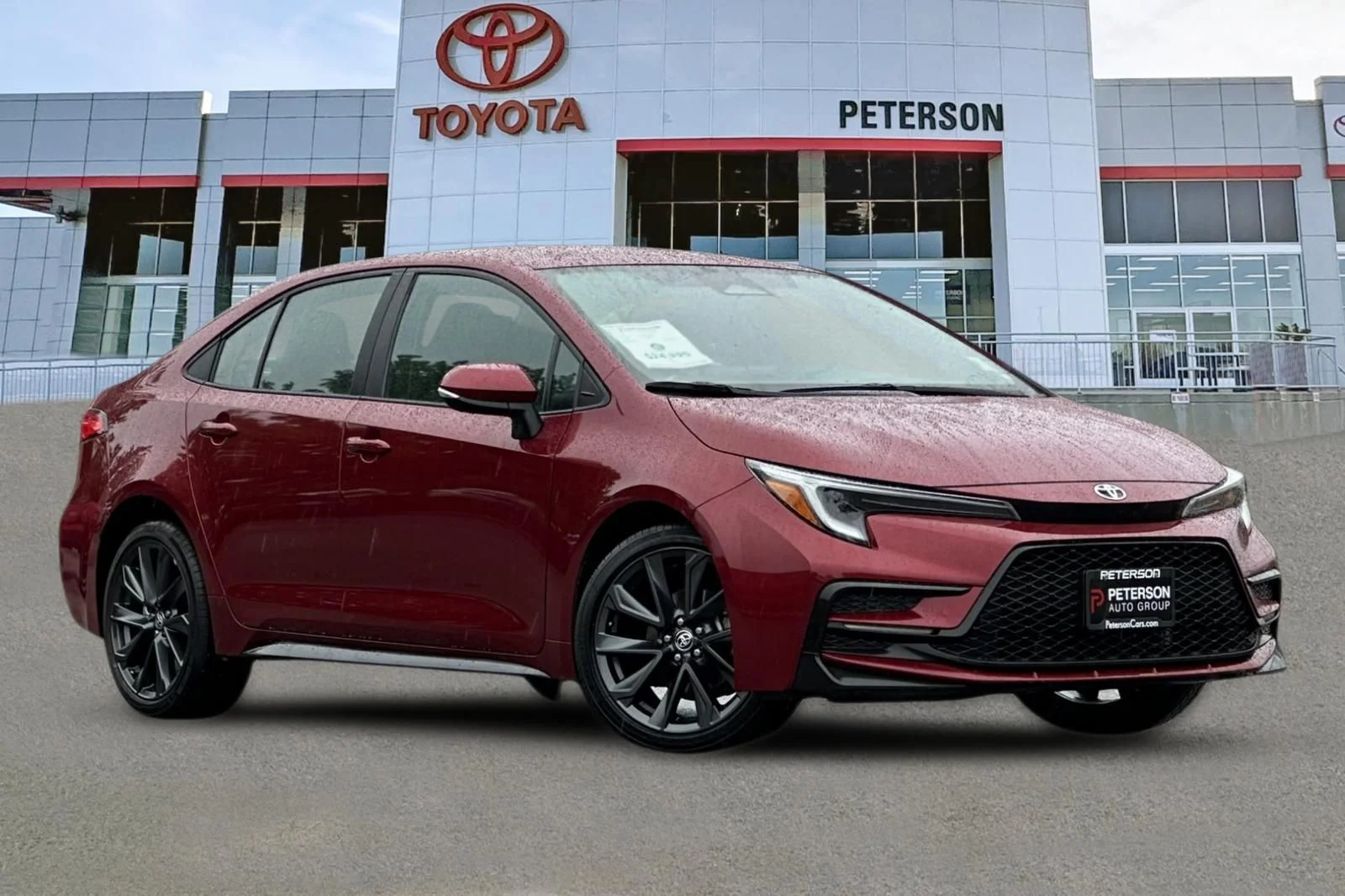 Used 2024 Red Toyota SE image 2