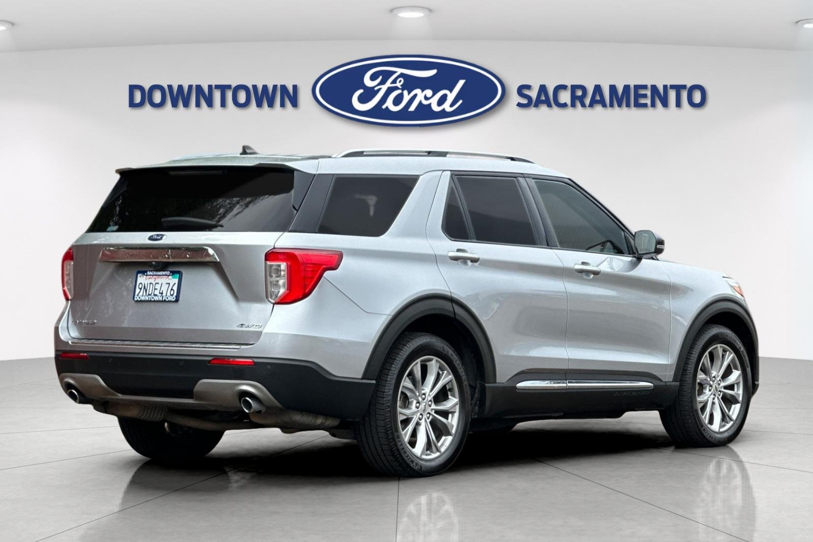 Certified Used 2021 Iconic Silver Metallic Ford Limited image 3