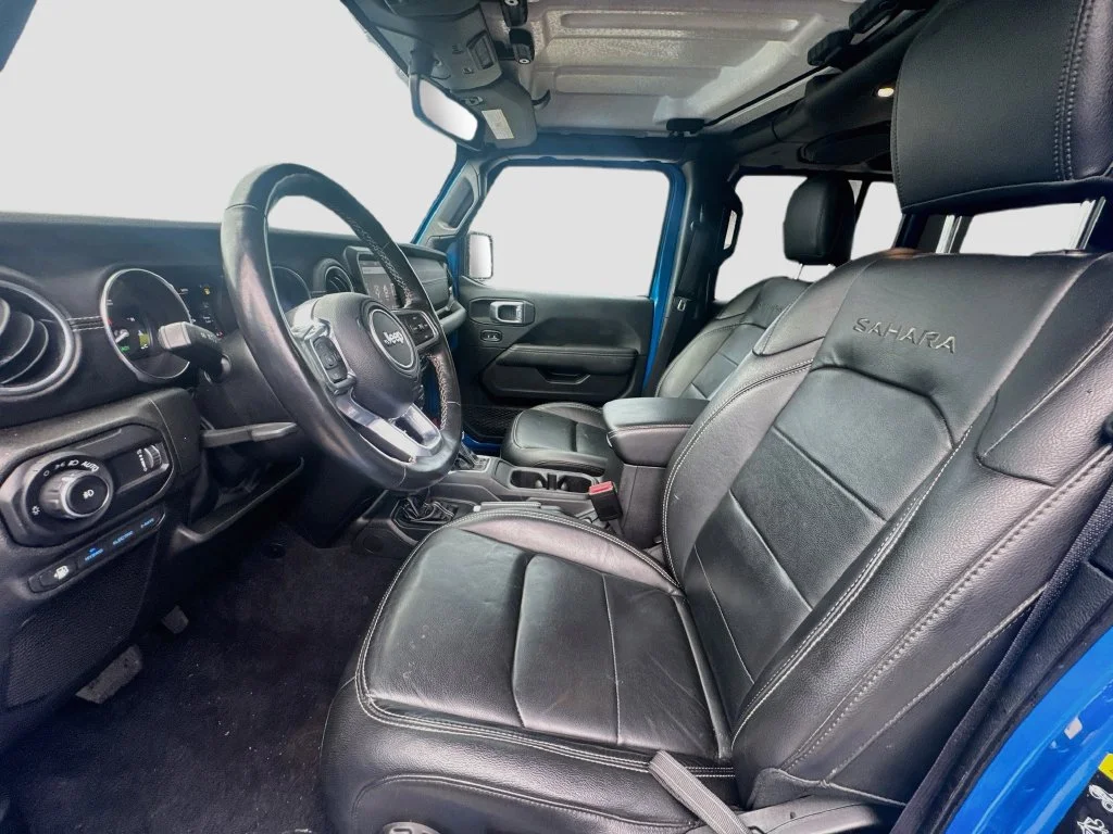 Used 2023 Blue Jeep Sahara 4xe image 23