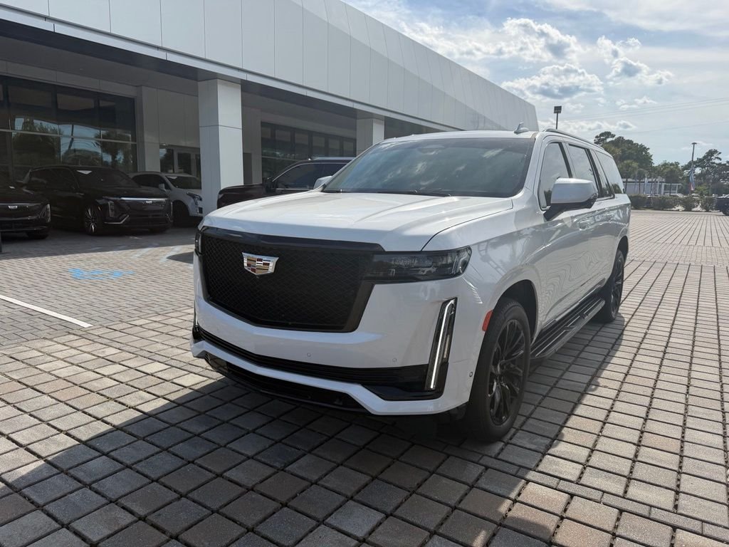 Used 2021 Crystal White Cadillac Sport image 3