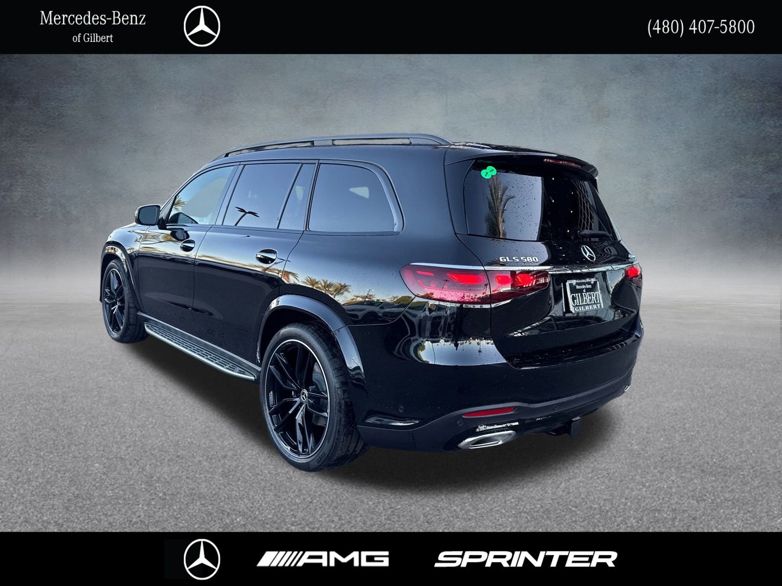New 2026 Obsidian Black Metallic Mercedes-Benz GLS 580 image 4